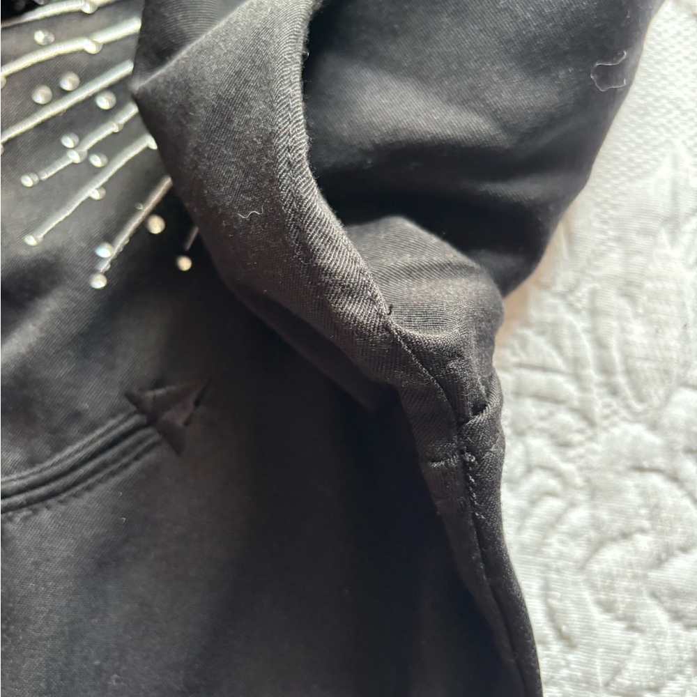 Vintage Panhandle slim fit black western button down with decorative embroidery - Picture 10 of 11